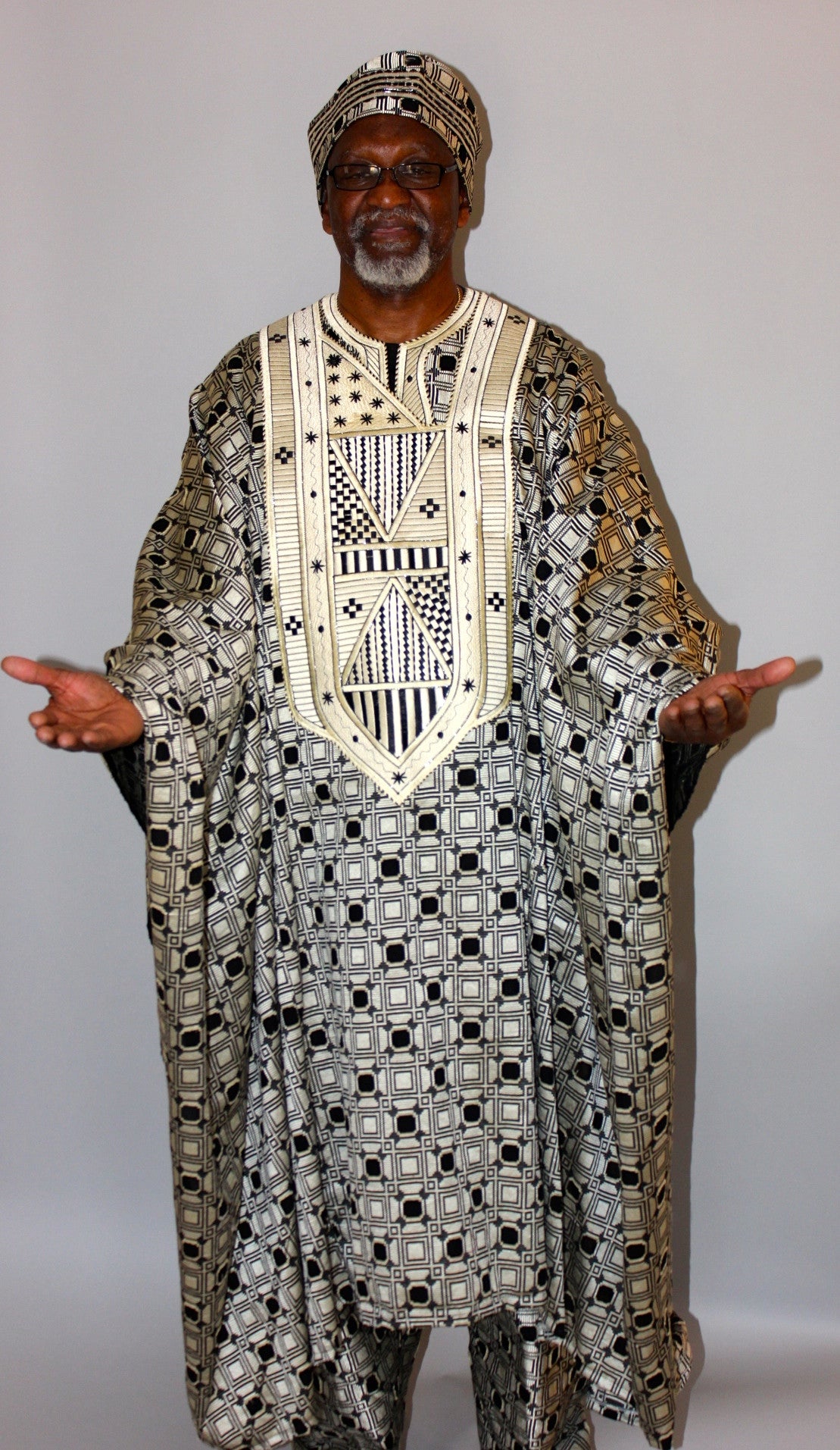 3 piece grand boubou -Kingsley