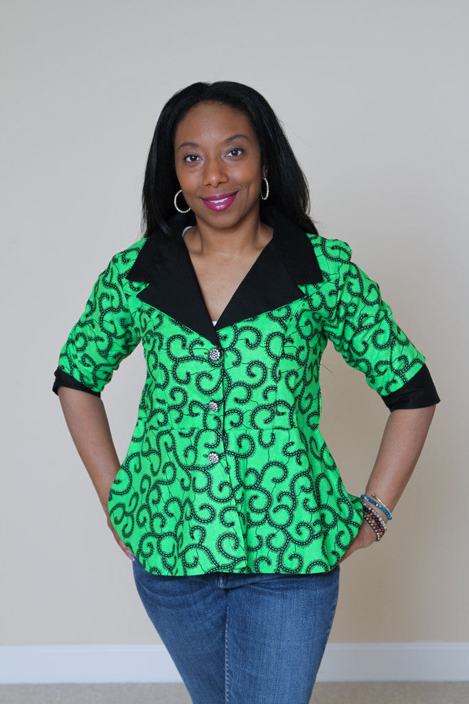African print jacket deals