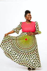 Multicolor Maxidress - Jessica