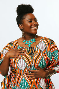 Multicolor Kaftan - Rhea